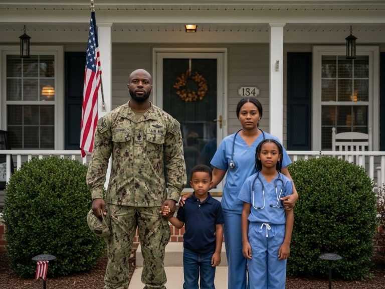 Cop Terrorized A Nurse Thinking She Was Alone. Then Her Navy SEAL Husband Walked Down The Stairs.