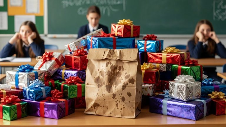 The Boy Who Gave His Only Light: Why a Teacher Canceled Christmas After a “Garbage” Gift Shocked the Class