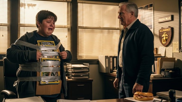 The Principal Caught a 4th Grader Stealing Food and Thought He Was Just Greedy. But When He Made the Boy Lift His Shirt, He Saw Something That Made Him Cry.