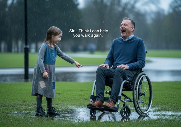 I WAS A PARALYZED BILLIONAIRE ROTTING ALONE IN A SILENT 40-ROOM MANSION UNTIL A HOMELESS SIX-YEAR-OLD GIRL KNOCKED ON MY DOOR DURING THE WORST BLIZZARD OF THE DECADE AND OFFERED ME A DEAL THAT SOUNDED ABSOLUTELY INSANE: “GIVE ME YOUR LEFTOVERS, AND I’LL MAKE YOU WALK AGAIN.” I LAUGHED IN HER FACE BECAUSE I WAS BITTER AND BROKEN, BUT SHE MOVED IN, AND WHAT HAPPENED NEXT DIDN’T JUST BAFFLE TOP MEDICAL SCIENCE—IT DESTROYED MY EX-WIFE’S ATTEMPT TO DECLARE ME INCOMPETENT AND PROVED THAT SOMETIMES THE ONLY CURE FOR A DEAD BODY IS HEALING A FROZEN HEART.