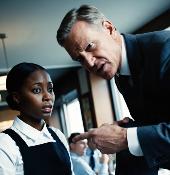 A BILLIONAIRE DEMANDED I KNEEL TO CLEAN HIS SPILLED WINE, THINKING HE COULD BUY MY DIGNITY WITH HIS AMEX BLACK CARD, BUT HE DIDN’T KNOW HE WAS MESSING WITH THE DAUGHTER OF A WOMAN WHO STARED DOWN DEVELOPERS TO SAVE HER KITCHEN—AND WHEN WE MET AGAIN AT A GALA WHERE HE THOUGHT HE RULED, HE REALIZED TOO LATE THAT HIS MONEY COULDN’T SAVE HIM FROM THE KARMA HE ORDERED.