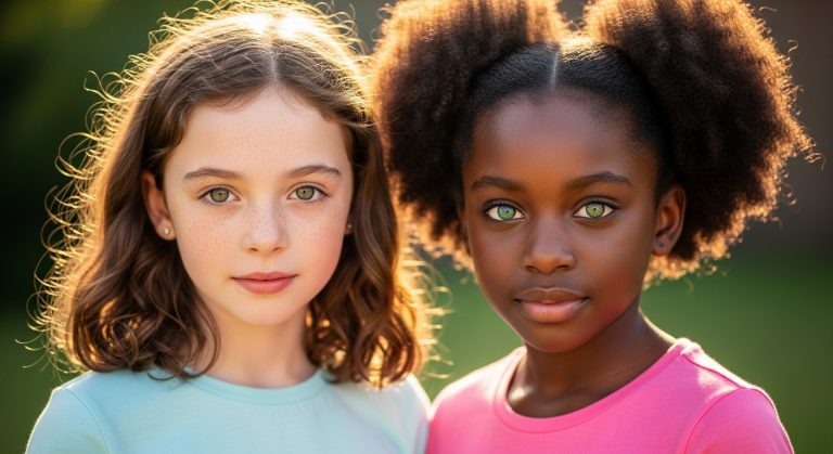 The Doctors Froze In The Delivery Room And The Nurse Dropped Her Clipboard When The Second Baby Came Out Because Even Though They Were Twins Born Only Minutes Apart, They Looked Like Strangers From Different Continents, And 9 Years Later They Have Grown Into A Genetic Miracle That Has The Whole World Questioning Everything We Know About Biology…