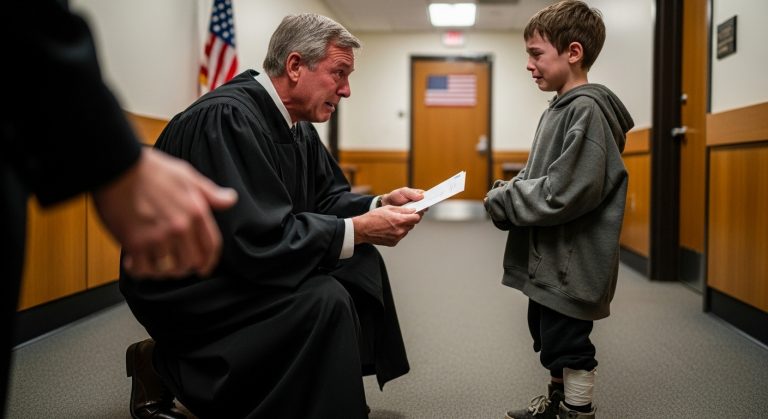I Sat on the Bench Ready to Sentence a ‘Thief’ to Juvenile Detention, but When I Saw the Trembling 8-Year-Old Boy Who Stole Bread to Keep His Dying Mother Alive, I Realized the Real Criminal Wasn’t Standing at the Defense Table—It Was All of Us, and I Knew I Had to Turn the Entire Courtroom Into Defendants Before the Gavel Stole His Future.
