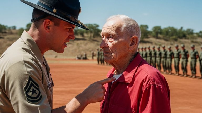 He Screamed in the Old Man’s Face, Mocking His Faded Jacket. But When the General Arrived and Saluted the ‘Trembling’ Stranger, the Sergeant Realized He Had Just Woken a Sleeping Ghost from the Most Secret Unit in American History.