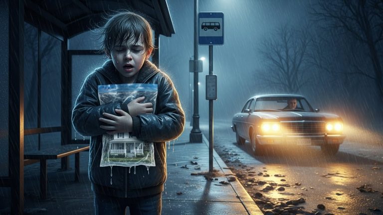 He Found a Shivering Boy Clutching a Photo of a House That Burned Down 20 Years Ago. When the Boy Whispered Why He Was There, the Mailman Called the Police.