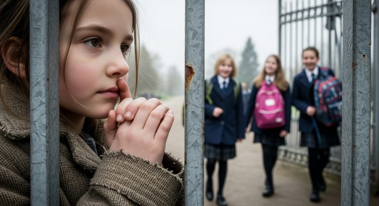 The Gatekeeper’s Shame: What a Security Guard’s Cruelty Revealed About the Heart of a Private School
