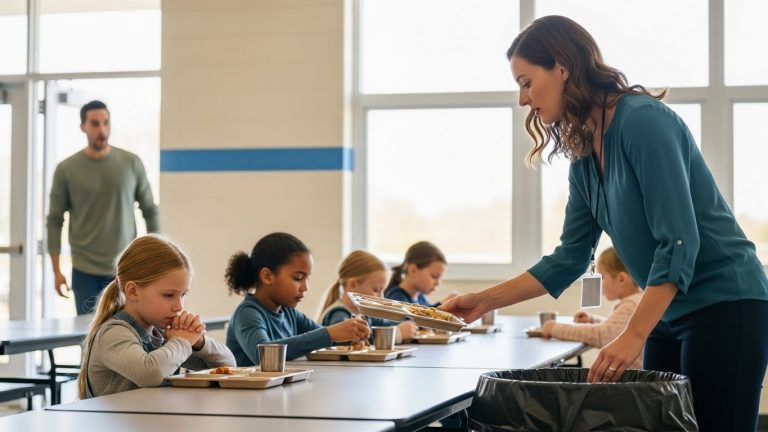 I Wore a $15 Hoodie to My Daughter’s Elite Private School to Surprise Her for Lunch, But When I Walked Into the Cafeteria, I Saw the Head Teacher Throw Her Sandwich into a Dirty Trash Can and Tell Her She ‘Didn’t Deserve to Eat’ Because She Thought We Were Poor—She Had No Idea I Was About to Buy the Entire Building and End Her Career in Front of the Whole World.
