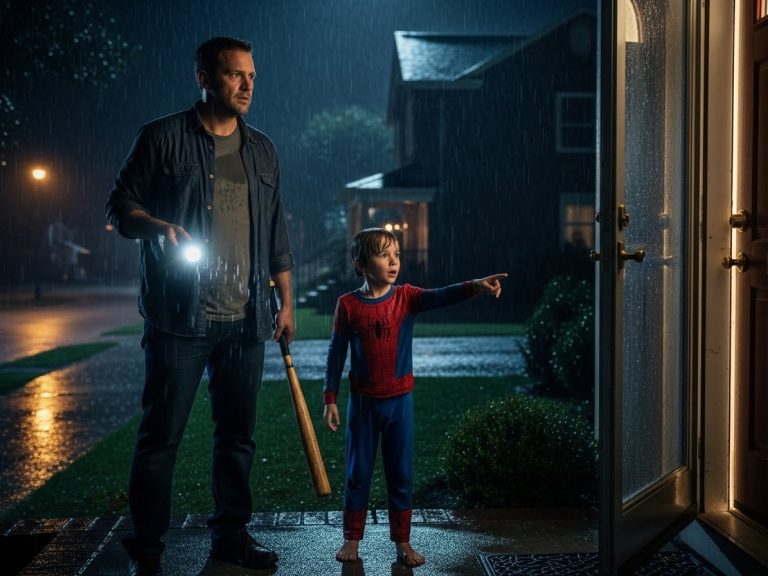 The Neighbor’s Kid Knocked on My Door at 2 AM Saying “The Faceless Man” Was in His Hallway—I Should Have Called the Cops instead of Going In.
