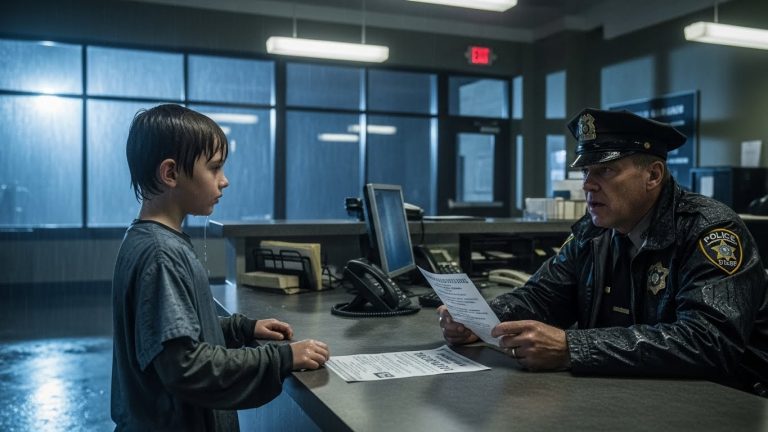 THE BOY WHO WALKED INTO HIS OWN FUNERAL: A Police Chief Discovers a Living Child Holding His Own Death Certificate
