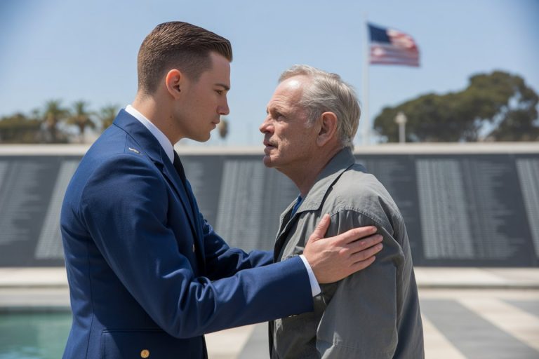 I Was Just an Old Man Trying to Visit My Grandson’s Grave. Then a Young SEAL Commander Put His Hands On Me. He Asked for My Call Sign as a Joke. He Wasn’t Laughing When the Admiral Heard It.
