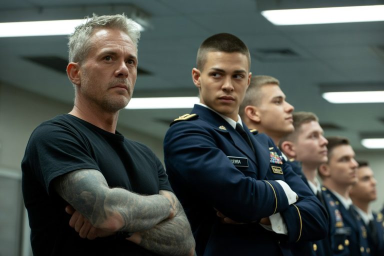 Young SEAL Mocked My “Prison Tattoos” In Front Of The Whole Class—So I Rolled Up My Sleeves And Showed Him Why You Never Poke A Sleeping Bear. The Silence That Followed Was Deafening.