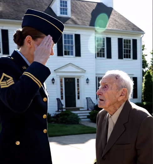 He Slammed the Door on His Pregnant Daughter. Today, He Returned to Salute a General.