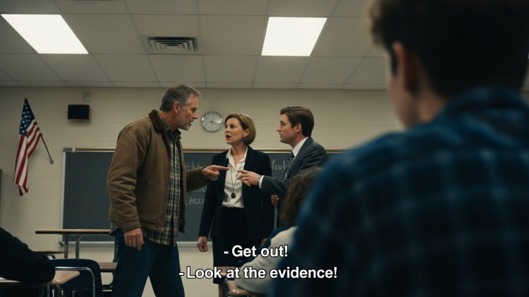 The School Board Smirked When They Accused My Son of Theft. They Didn’t Know His Father Was a Retired CSI. One Look at the Dusty Evidence Table Changed Everything. “Look Closely,” I Whispered. “The Thief Is Left-Handed.” The Silence That Followed Was Louder Than Any Scream.