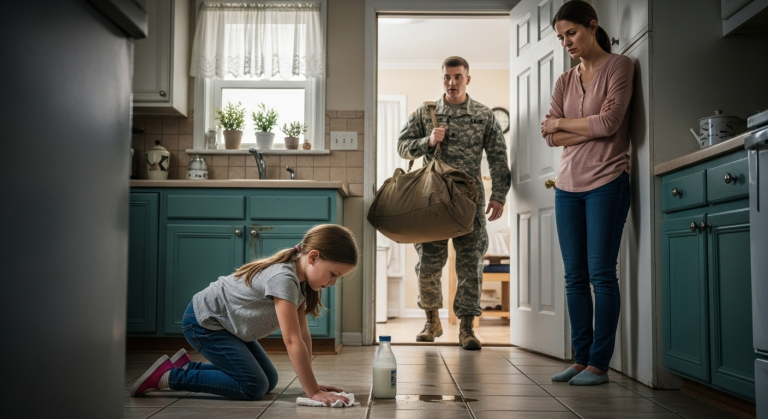 I SURVIVED THE BATTLEFIELD ONLY TO FIND A NEW WAR IN MY OWN KITCHEN. MY WIFE WAS TORTURING MY DAUGHTER, AND NOW SHE SAYS I’M THE DANGEROUS ONE.