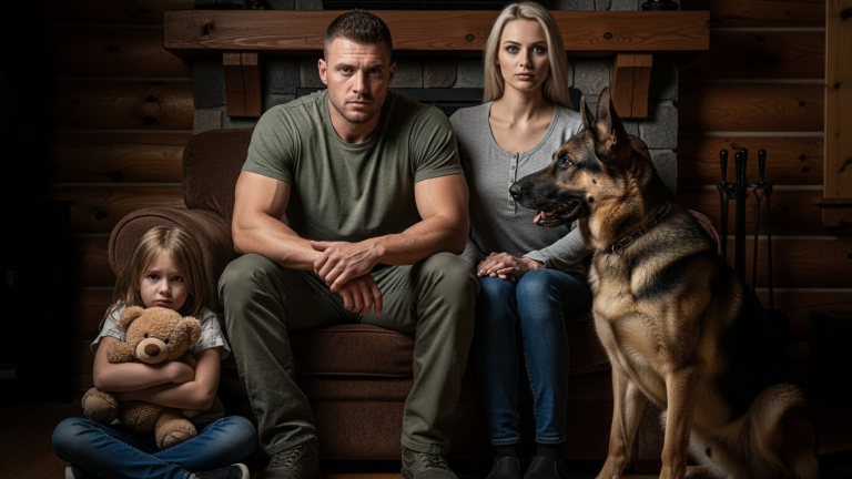 I Came Home Early From Deployment And Found My 5-Year-Old Daughter Eating Off The Floor—What My Dog Did Next Saved Her Life.