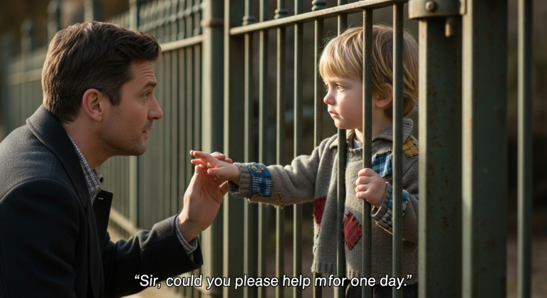 “Sir, Pretend To Be My Dad OR They Will Take Me.” I Thought It Was A Game Until I Saw The Bruises.