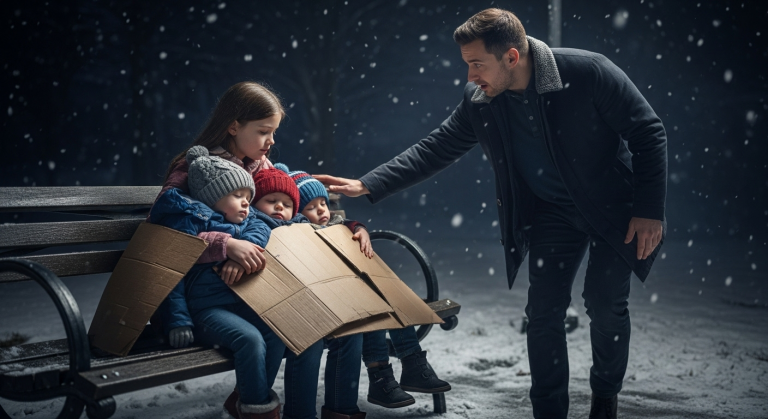 I FOUND A FROZEN GIRL AND TWO BABIES CLINGING TO LIFE IN CENTRAL PARK—WHEN I BROUGHT THEM INTO MY MANSION, I REALIZED I HAD JUST LET THE DEVIL INSIDE.