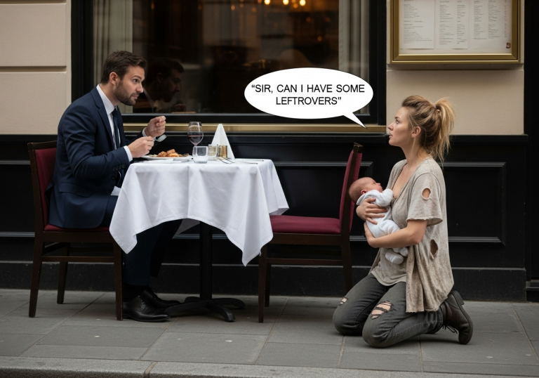 I Was About to Have Security Throw This Homeless Girl Out of the 5-Star Restaurant. Then She Asked for My Leftovers, and I Saw Her Eyes. The DNA Test I Took 24 Hours Later Destroyed My Entire Empire.
