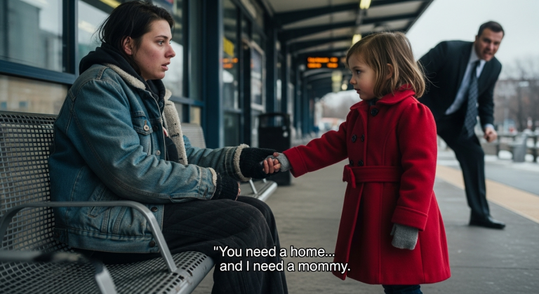 I Was Shivering Under A Newspaper At The Greyhound Station When A Six-Year-Old Stranger Grabbed My Hand And Whispered The Most Heartbreaking Offer I’ve Ever Heard. I Thought It Was A Miracle, But As I Walked Into Her Father’s Multi-Million Dollar Estate, I Realized This “Fairytale” Might Actually Be A Trap.