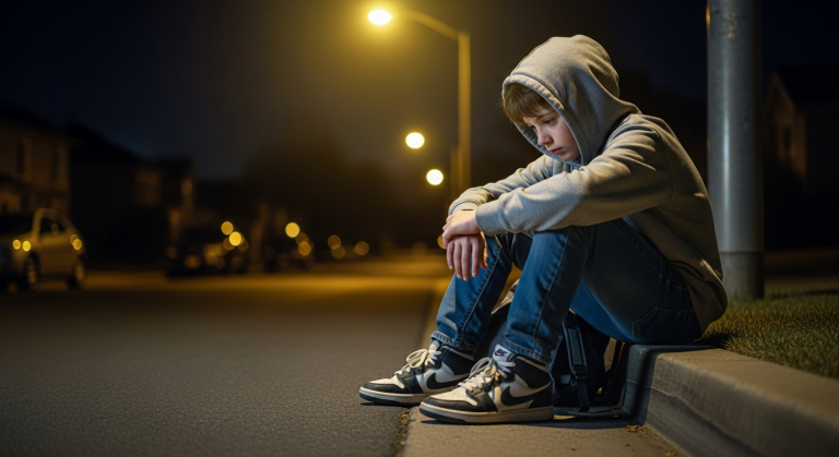 I Was Twelve Years Old, Standing in the Rain, Listening to the People Who Were Supposed to Love Each Other Tear Our Family Apart. I Couldn’t Take Another Second of the Screaming, So I Made a Decision That Would Change Everything Before the Sun Came Up.
