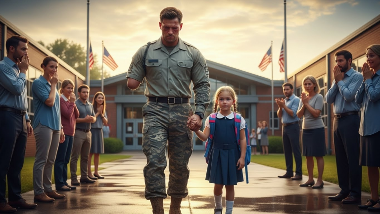 They Said I Was Dead. They Said I’d Never Walk Again. But I Made A Blood Oath To My 7-Year-Old Daughter. When I Walked Into Her School With One Arm And One Eye, The Silence Was Louder Than The Bomb That Almost Killed Me.