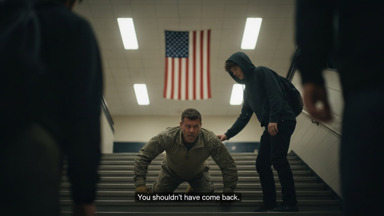 I Was Crawling Up The Stairs While They Filmed Me. Then The Quiet Kid In The Hoodie Touched My Paralyzed Leg And Whispered The Secret That Would Burn The School Down.