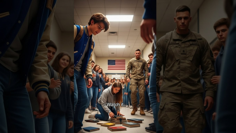 The Golden Boy of Crestwood High Thought He Was Untouchable—Until He Pushed the Wrong Girl and Her Marine Brother Walked In.