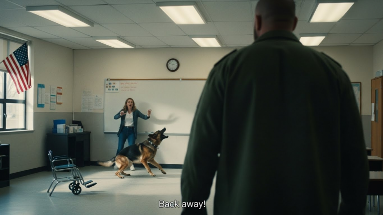 I Returned Early From Deployment To Surprise My Disabled Daughter At School, But When My Service Dog Started Growling At Her Classroom Door, I Looked Through The Crack In The Window And Witnessed A Scene That Shattered My World And Made Me Unleash A primal Rage No Parent Should Ever Have To Feel.