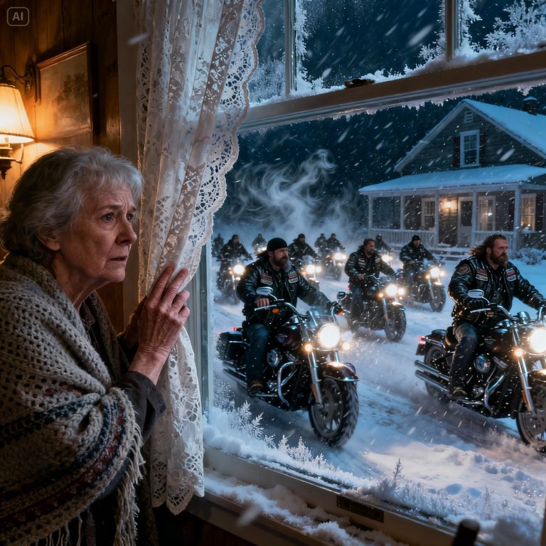 I Saved 20 Freezing Outlaw Bikers From A Deadly Blizzard. When I Woke Up, 1,000 Of Them Were Surrounded My House To Repay The Debt.