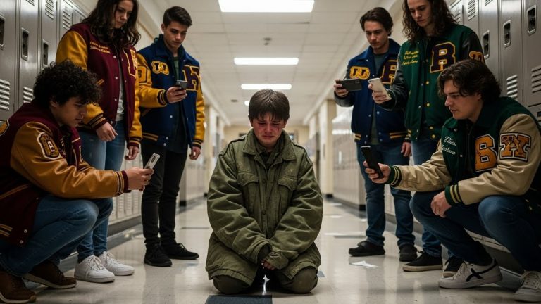 They Mocked A Poor Orphan For Wearing A “Trash” Jacket. Then A 4-Star General Walked In And Dropped To His Knees.
