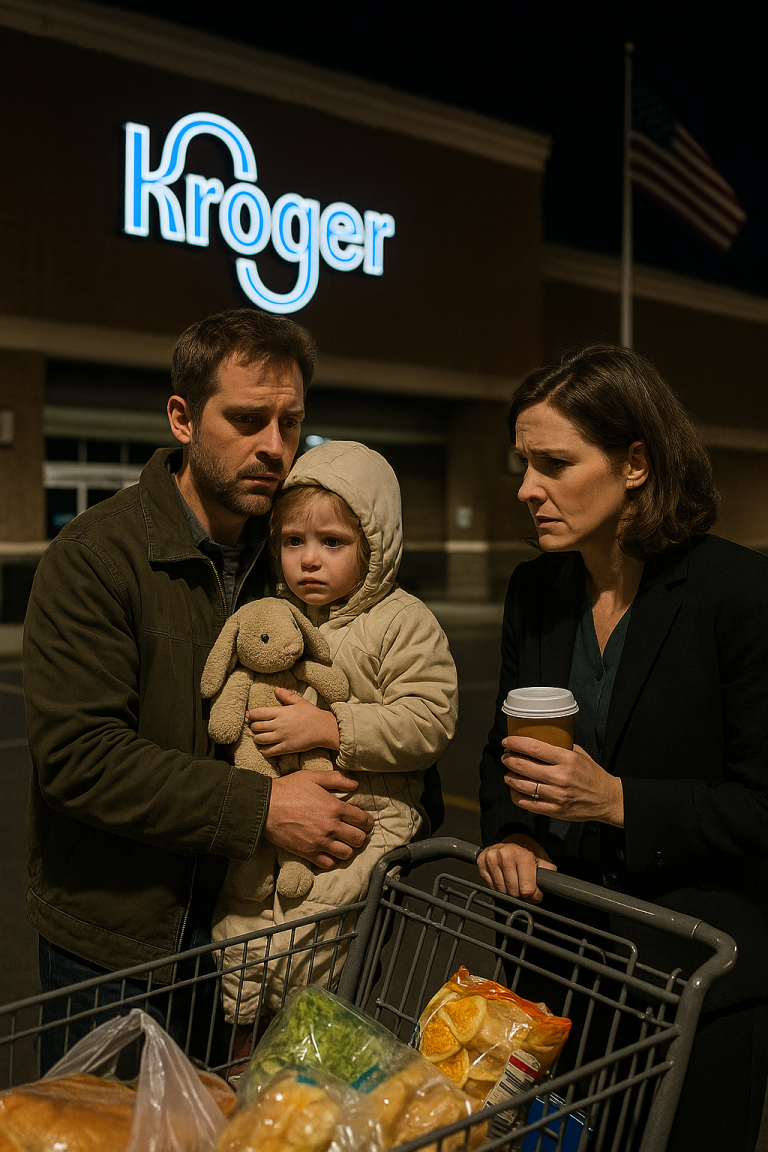The Coldest Night: A 2-Year-Old Girl Was Crying Outside a Closed Supermarket—No One Stopped, Until a Former Inmate Searching for a Second Chance Walked Toward Her.
