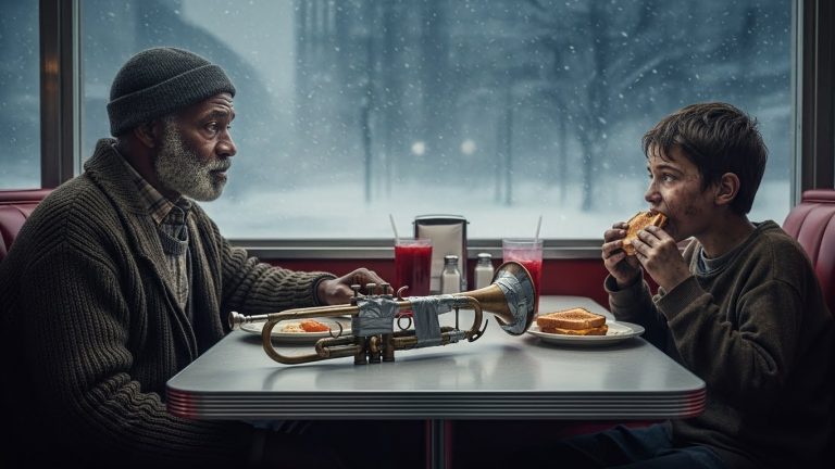 I Found a Homeless Boy Freezing to Death in a Chicago Alley, Clutching a Battered Trumpet Like It Was Gold—What Happened When I Dragged Him On Stage In Front of 500 Critics Changed My Life Forever.