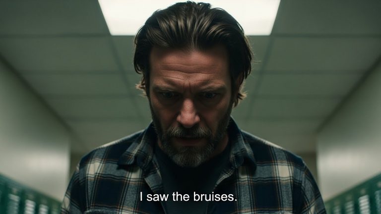 I Gave Up My Biker Patch to Be a Dad. But When I Found Bruises on My 8-Year-Old Daughter’s Arm and the Teacher Smirked at Me, I Made One Phone Call. 15 Minutes Later, 300 “Iron Crows” Surrounded the School, and What We Found Inside Exposed a Nightmare No Parent Should Ever See.