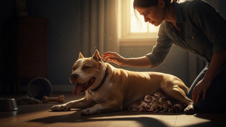 I Called the Police on a Howling Pitbull at 3 AM. By Sunrise, I Was Begging For His Forgiveness When I Saw What He Was Hiding Under His Body.