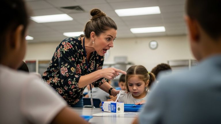 I Wore A Hoodie To My Daughter’s $50k Tuition School And The Teacher Thought She Could Treat Us Like Trash. She Threw My 6-Year-Old’s Lunch In The Garbage And Screamed ‘You Don’t Deserve To Eat.’ She Thought I Was A Nobody. She Had No Idea I Own The Mortgage On The Entire Building.