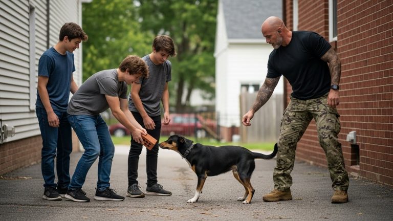 MY NEIGHBORS THOUGHT I WAS JUST A QUIET RETIREE. UNTIL THEY SAW WHAT I DID TO THE THREE BOYS BEHIND THE GROCERY STORE.