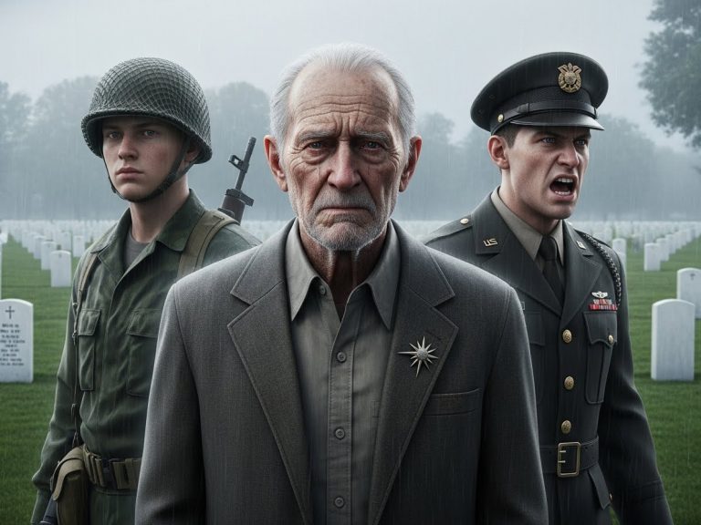 They Laughed At My Old Suit And Ordered Me To Leave The Funeral. They Didn’t Know I Was The Only Reason The General In The Casket Made It Home Alive