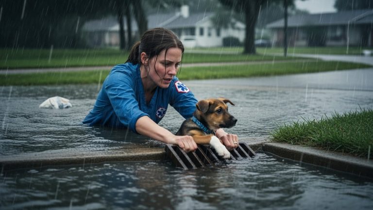 I HEARD A SOBS FROM THE STORM DRAIN DURING THE HURRICANE. WHEN I FOUND WHAT WAS INSIDE, MY LIFE CHANGED FOREVER.