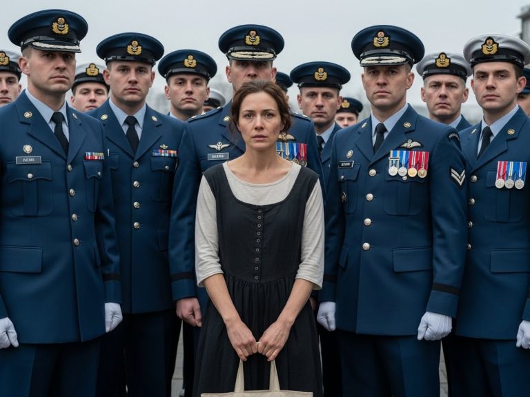 She Was Handcuffed at the Commander’s Funeral for Being a ‘Janitor’—But When She Opened Her $5 Canvas Bag, the Generals Froze in Terror