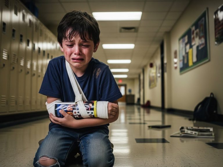 They Forced My Son With A Broken Arm To Kneel In Spilled Milk—Then They Looked Up And Saw His Dad’s Special Ops Team Clearing The Hallway.