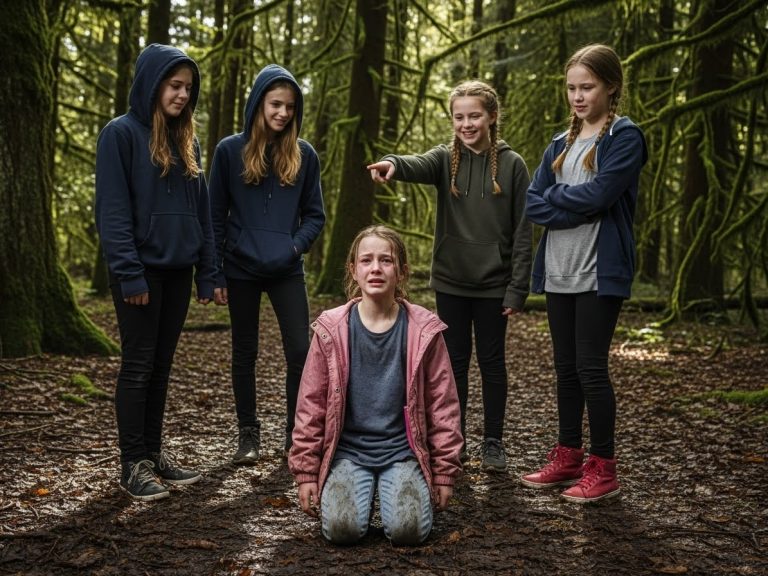 THEY DRAGGED MY DAUGHTER INTO THE WOODS TO TEACH HER A LESSON. THEY DIDN’T KNOW THEY WERE WAKING UP A MONSTER.