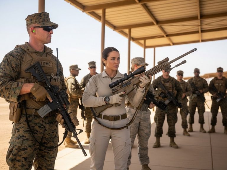 He Mocked Her “Black Mamba” Call Sign And Bet $50 He Could Outshoot Her—47 Seconds Later, The Entire Marine Corps Base Was Silent As She Taught Him A Brutal Lesson In Humility He Would Never Forget