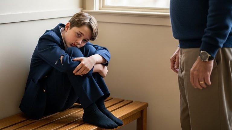 I Was Told to Beg for Forgiveness After the Principal’s Son Destroyed My Grandson’s Only Heirloom. They “Lost” the Security Footage. But They Forgot the Janitor Was Watching.
