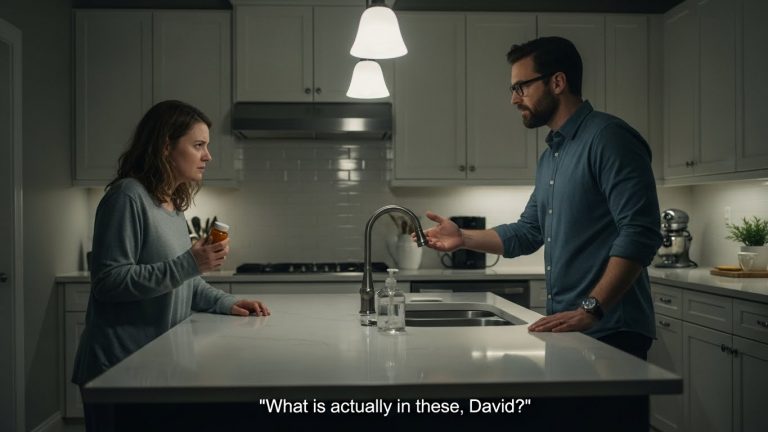 I thought I was losing my mind, but the truth was hiding in our basement. My husband’s ‘vitamins’ were destroying me, and when I finally uncovered his secret lab, I realized I wasn’t his wife anymore—I was just Subject 17.