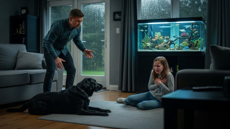 I raised my hand to strike my best friend. The sound of my daughter screaming still haunts my nightmares, but what I found underneath the shattered glass changed my life forever. I was seconds away from making the biggest mistake a father could make, all because I didn’t trust the one soul who would die to protect us.