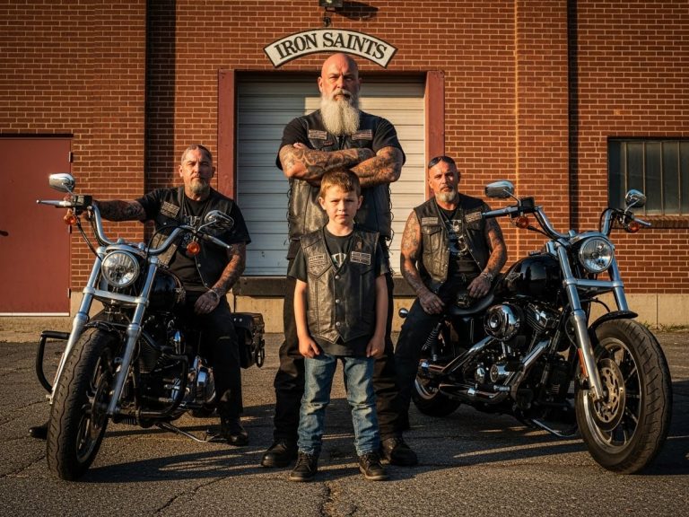 I ran away from the foster home and hid in the garage of the most feared biker gang in the city. I thought I was going to die when the leader found me, but instead of a beating, he gave me the one thing I never expected to find.