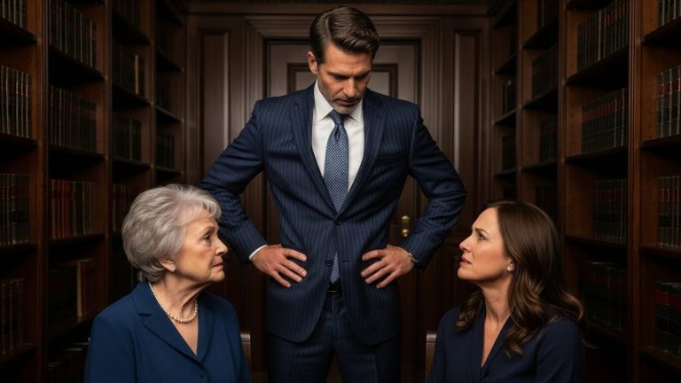 The Widow’s Silent Fury: Estranged Son Demands Inheritance at Father’s Wake, Unearthing a $500K Secret That Shakes Their Legacy