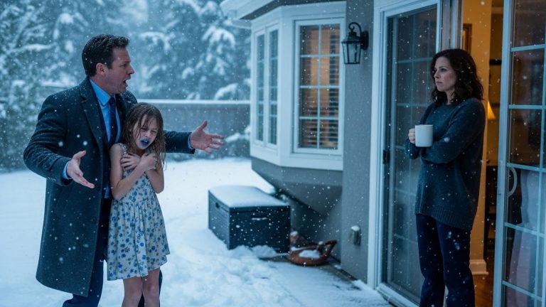 I Came Home Early to Surprise My Kids, But Found My 8-Year-Old Daughter Screaming in the Snow, Turning Blue—While My Sister-in-Law Watched from the Window with Arms Crossed. What I Found Inside the House Was Even Worse.