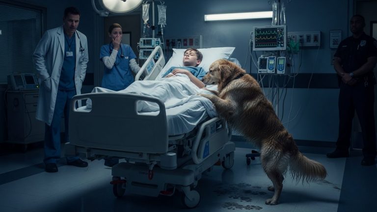 The Doctors Called Time of Death at 11:42. Then the Dog Walked In, and the Monitor Started Beeping Again.
