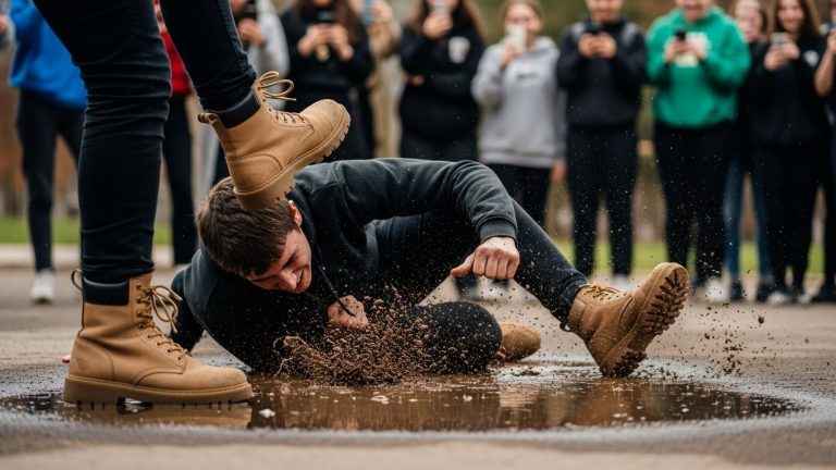 I Returned From Overseas To Surprise My Little Brother At School, But I Found Him Face-Down In The Mud Surrounded By Bullies—So I Showed Them The Difference Between A Schoolyard Tough Guy And A Soldier Who Has Nothing Left To Lose.